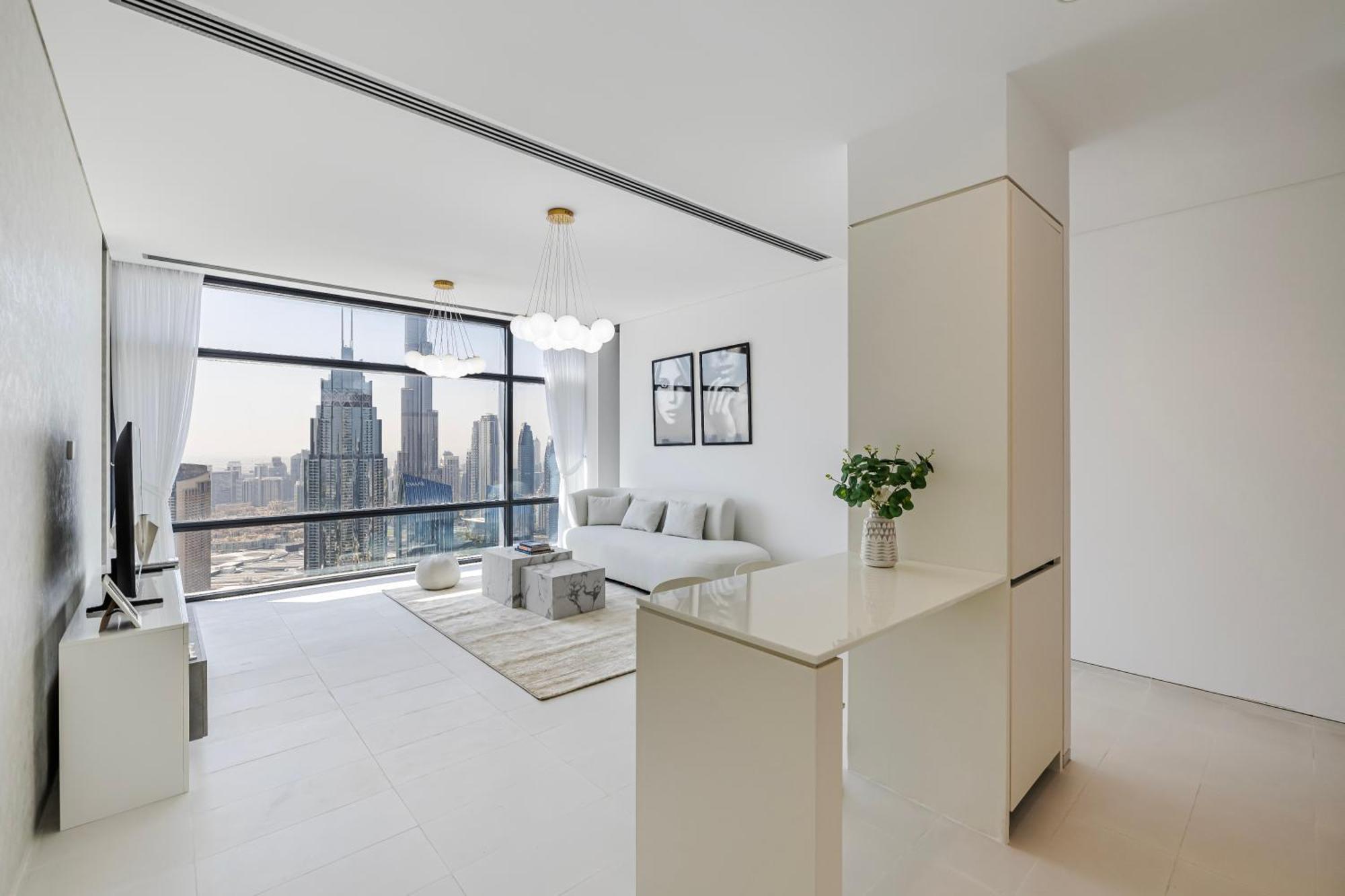 דירות דובאי 1Br Burj Khalifa View Index Tower Difc מראה חיצוני תמונה