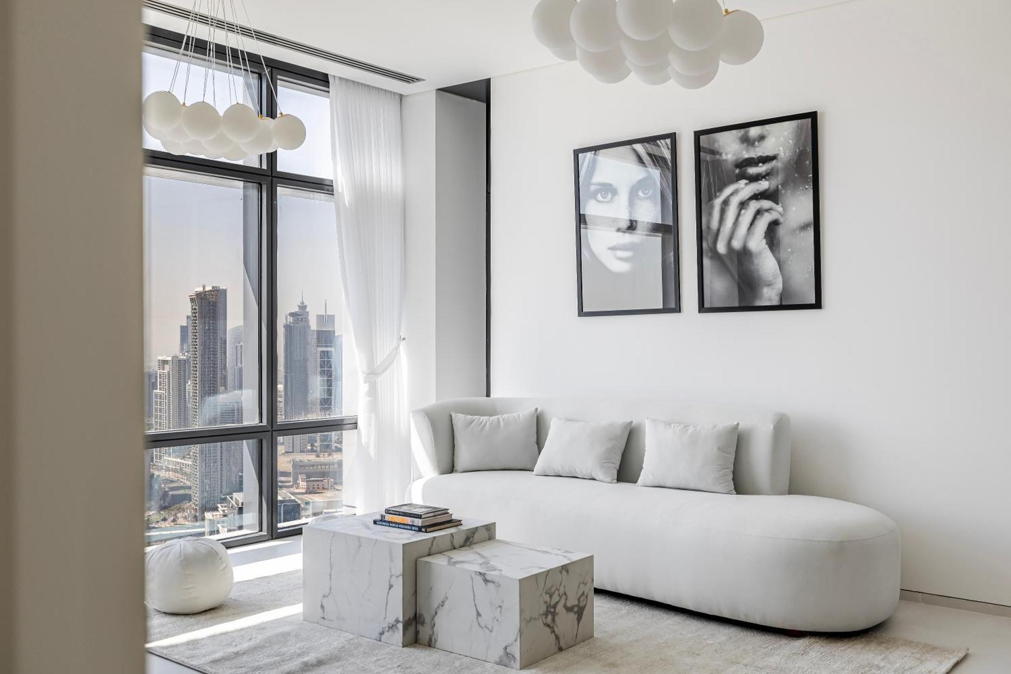 דירות דובאי 1Br Burj Khalifa View Index Tower Difc מראה חיצוני תמונה